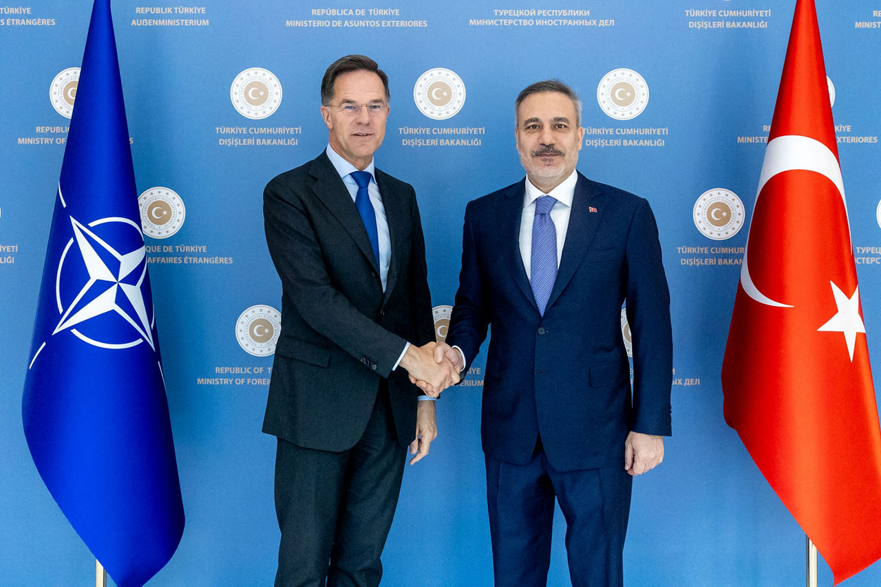 NATO Secretary General Mark Rutte meets with Hakan Fidan, Minister of Foreign Affairs of Türkiye