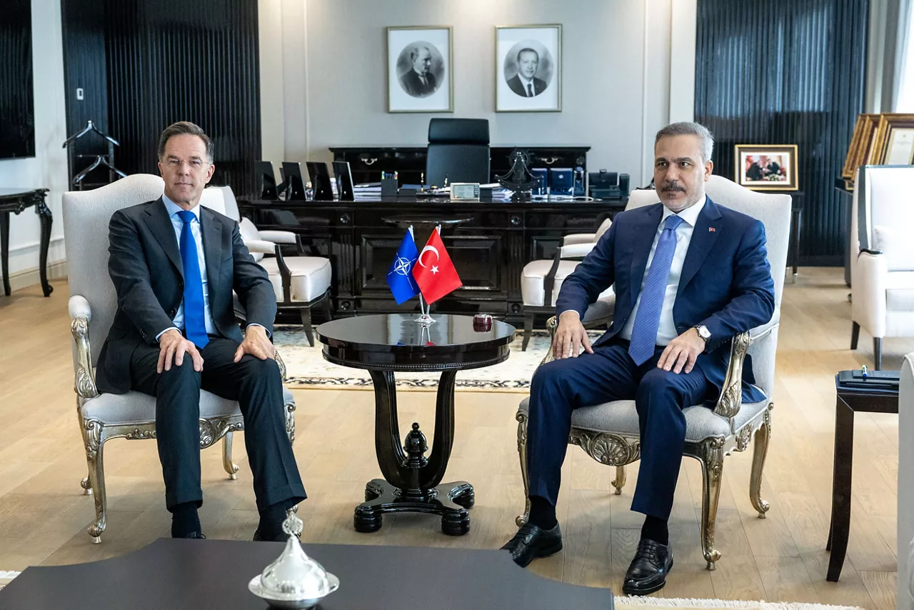 NATO Secretary General Mark Rutte meets with Hakan Fidan, Minister of Foreign Affairs of Türkiye