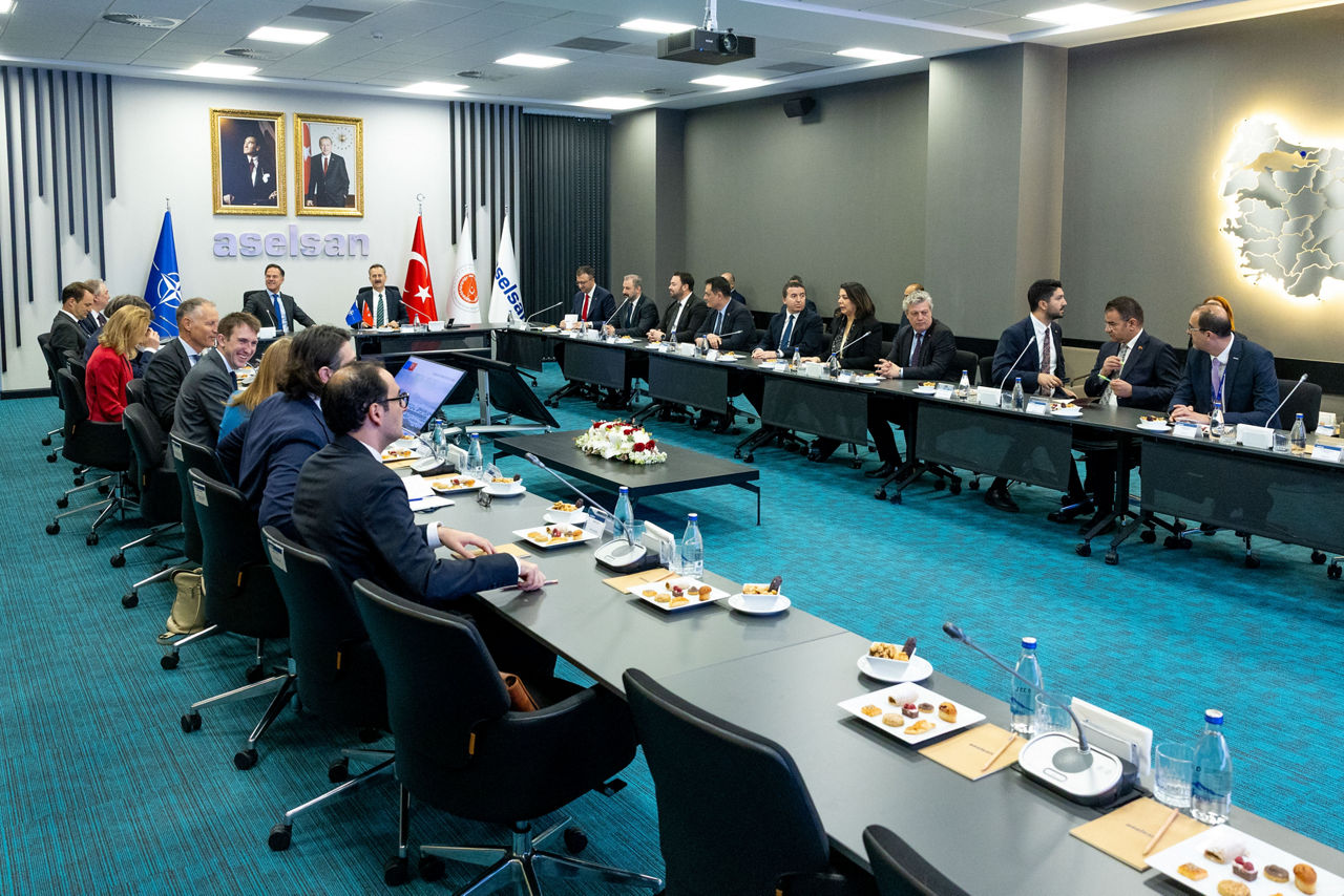 NATO Secretary General Mark Rutte visits the facilities of ASELSAN