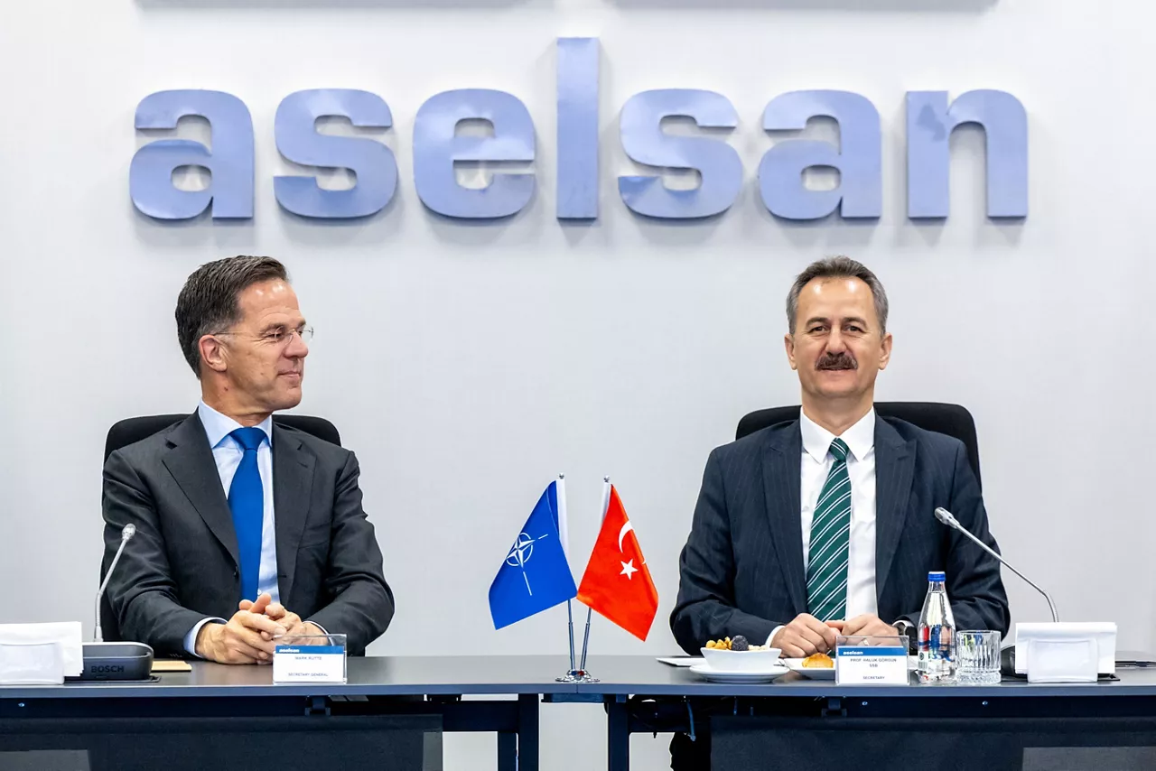 NATO Secretary General Mark Rutte with Haluk Görgün, Secretary of Turkish Defence Industries
