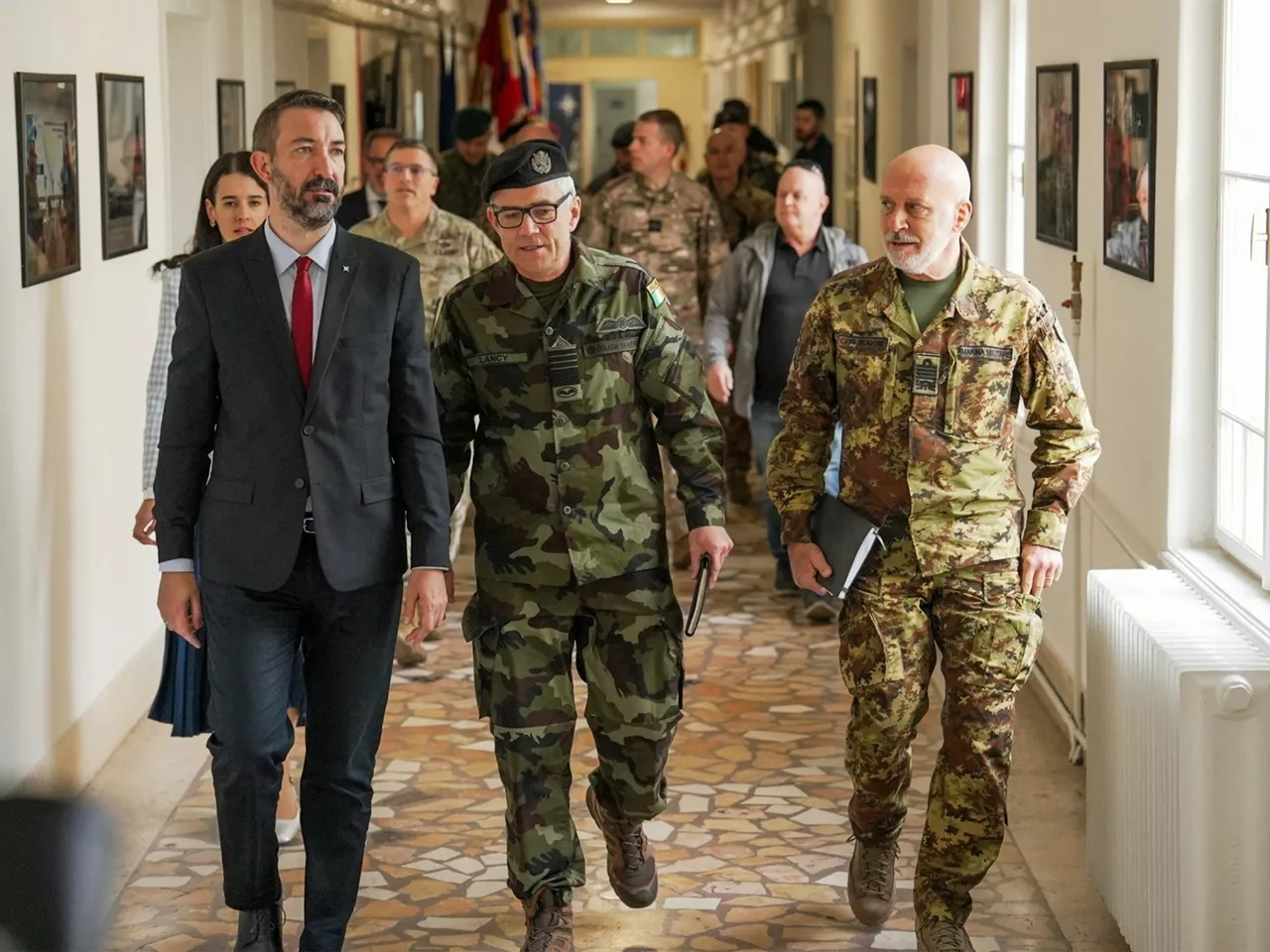 CMC and CEUMC with the Head of NATO’s Political Engagement Support Cell, Ambassador Vladimir Vucinic.