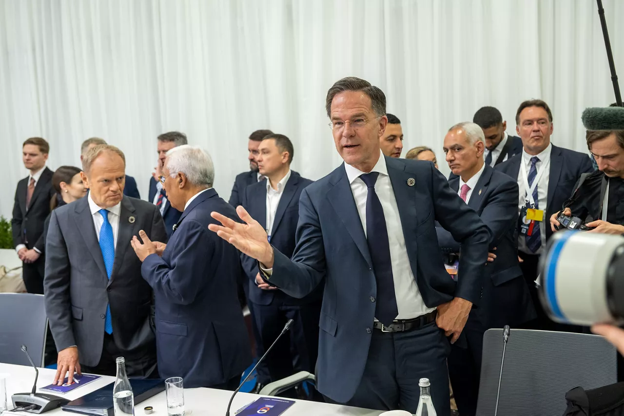 NATO Secretary General Mark Rutte participates in the 8th meeting of the European Political Community