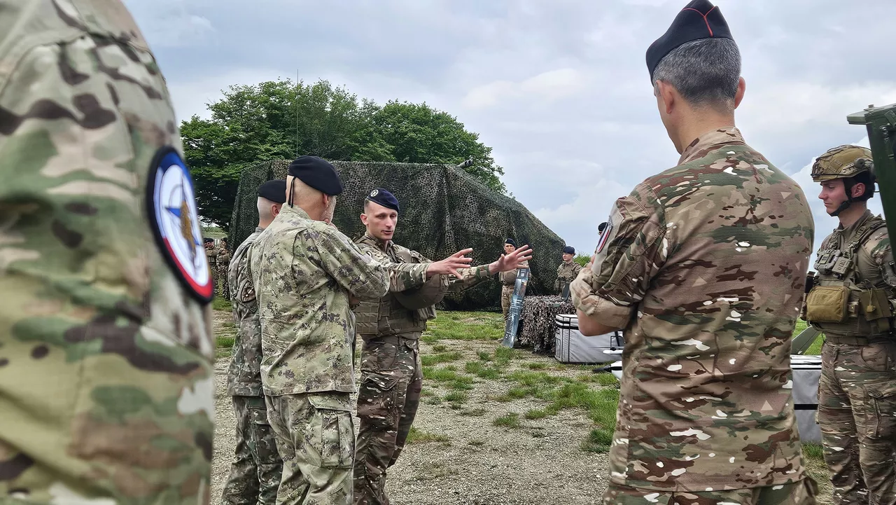 The Chair of the NATO Military Committee, Admiral Giuseppe Cavo Dragone visiting NATO Forward Land Forces Battle Group (FLF BG), Cincu Training Area.