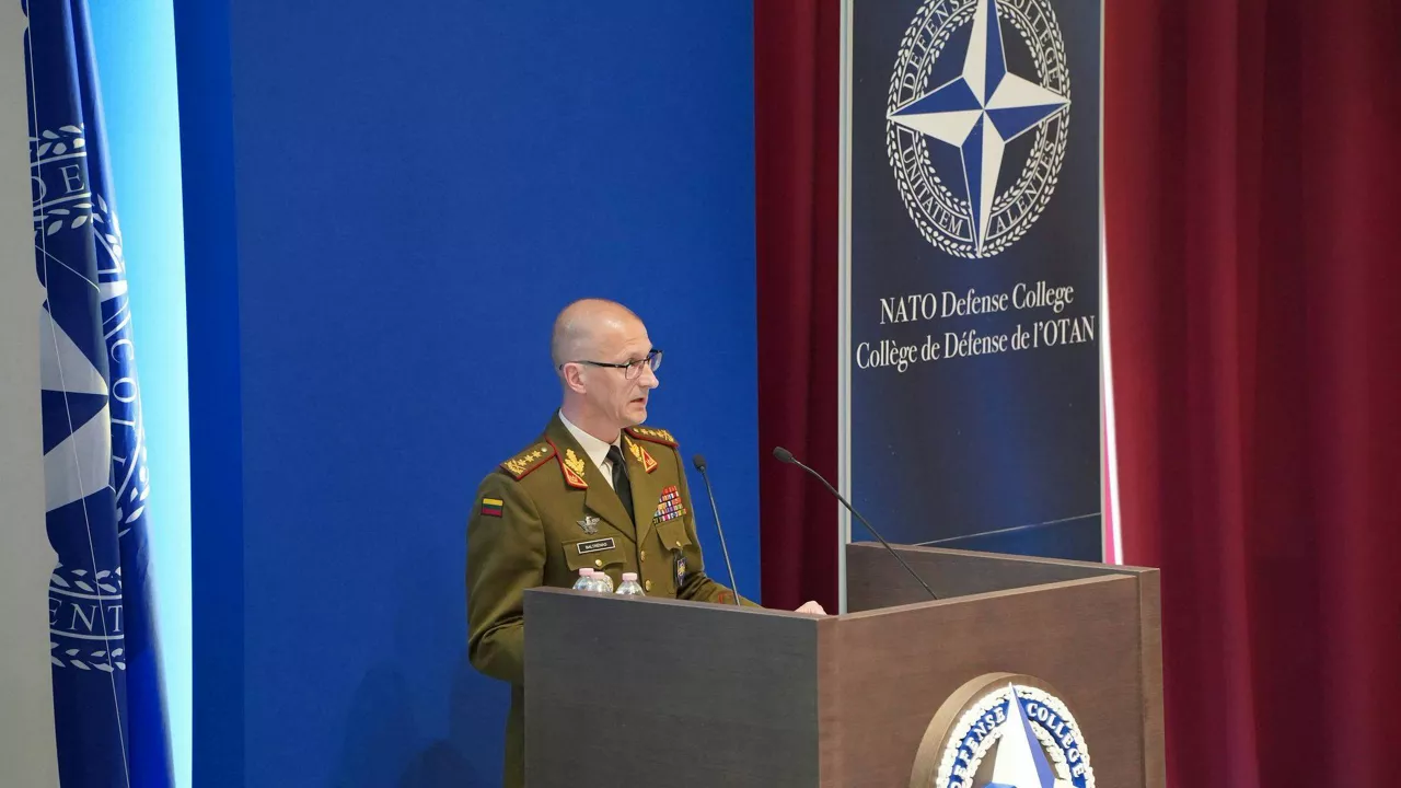 Lieutenant General Remigijus Baltrėnas, DGIMS, Generals, Flag Officers and Ambassadors Course (GFOAC) at the NATO Defence College, in Rome