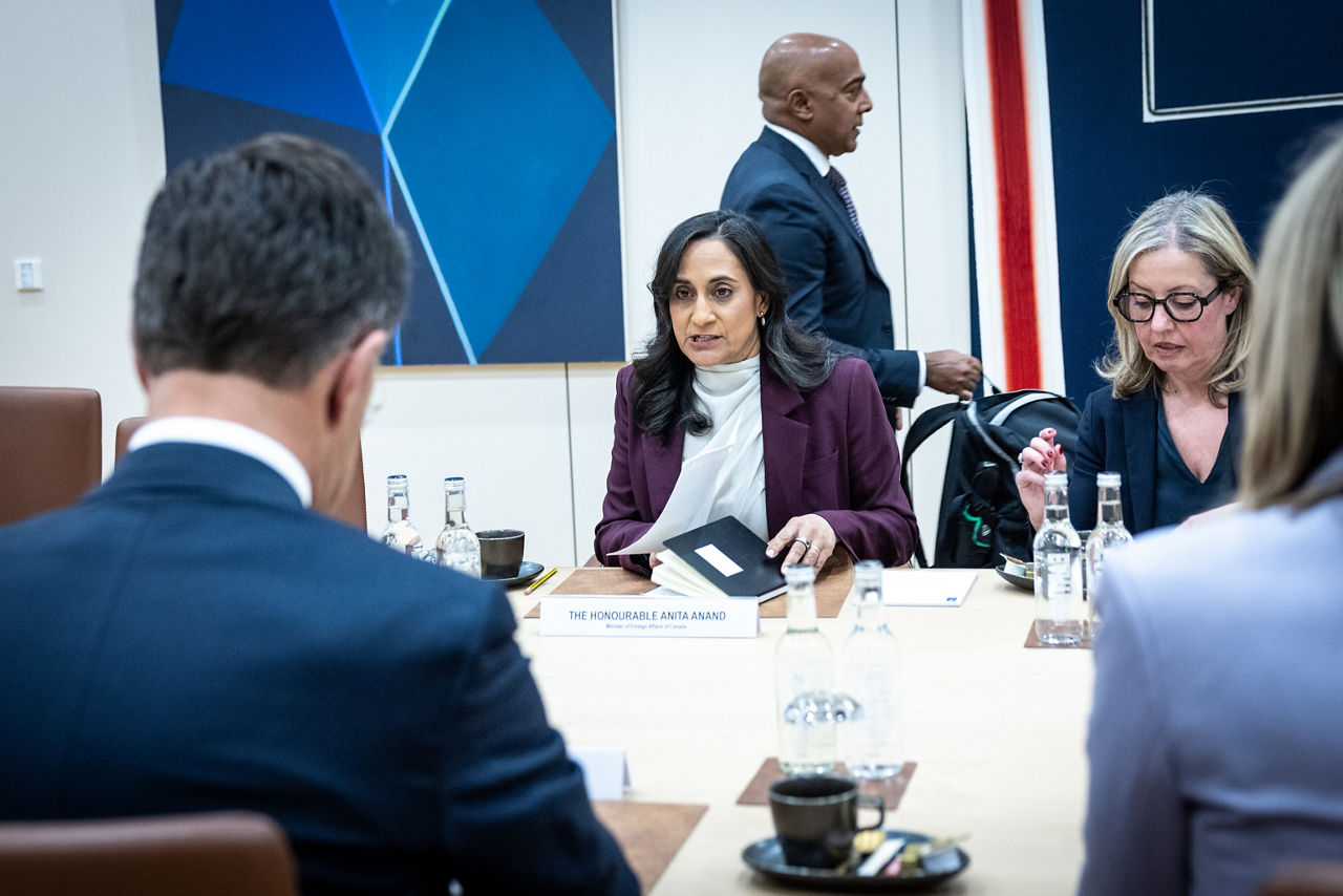 NATO Secretary General Mark Rutte meets with Anita Anand, Minister of Foreign Affairs of Canada
