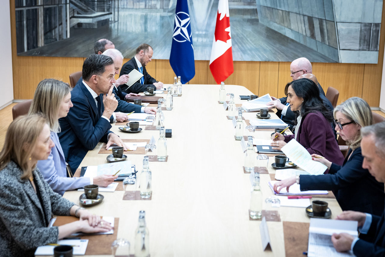 NATO Secretary General Mark Rutte meets with Anita Anand, Minister of Foreign Affairs of Canada
