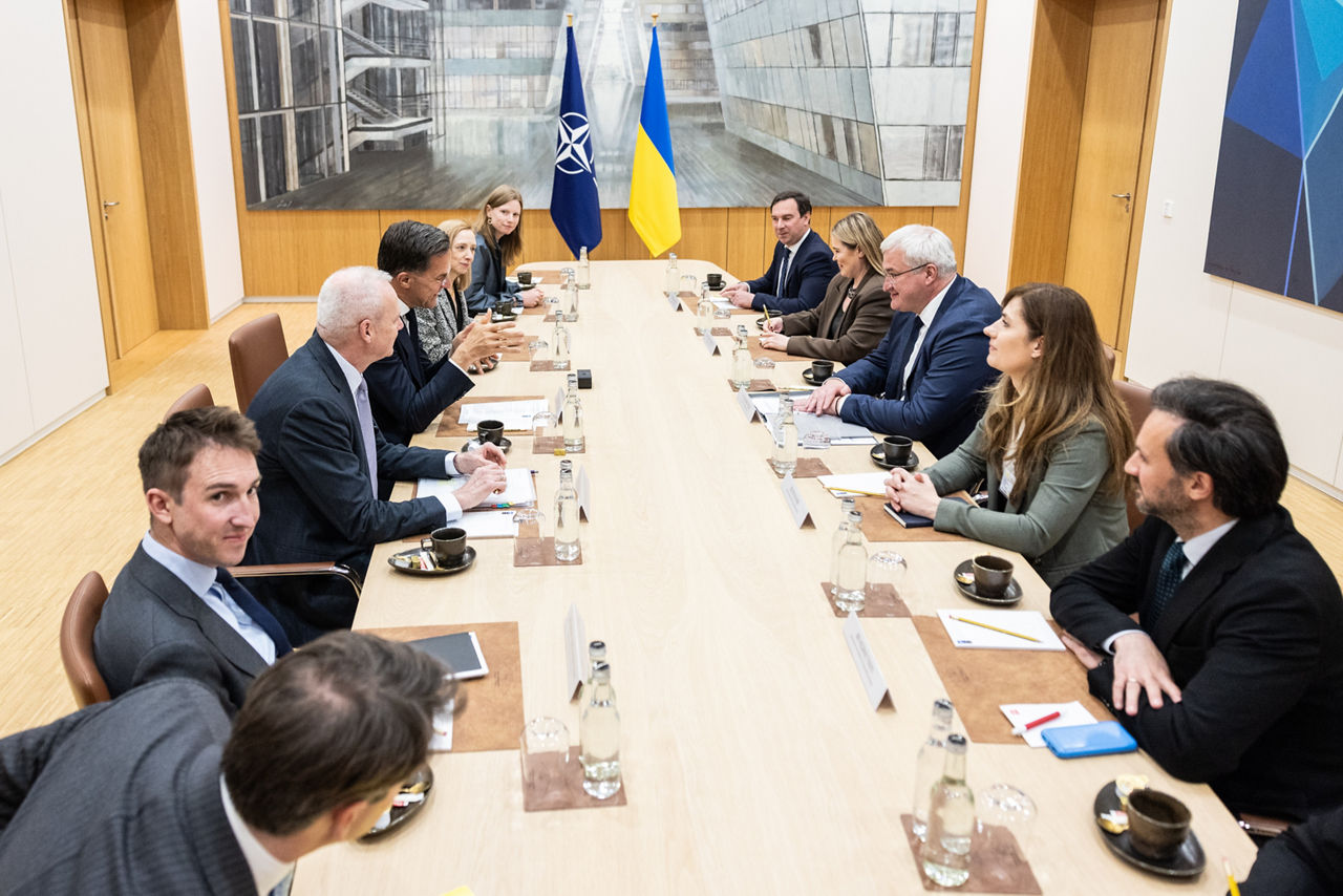NATO Secretary General Mark Rutte meets with Andrii Sybiha, Minister of Foreign Affairs of Ukraine
