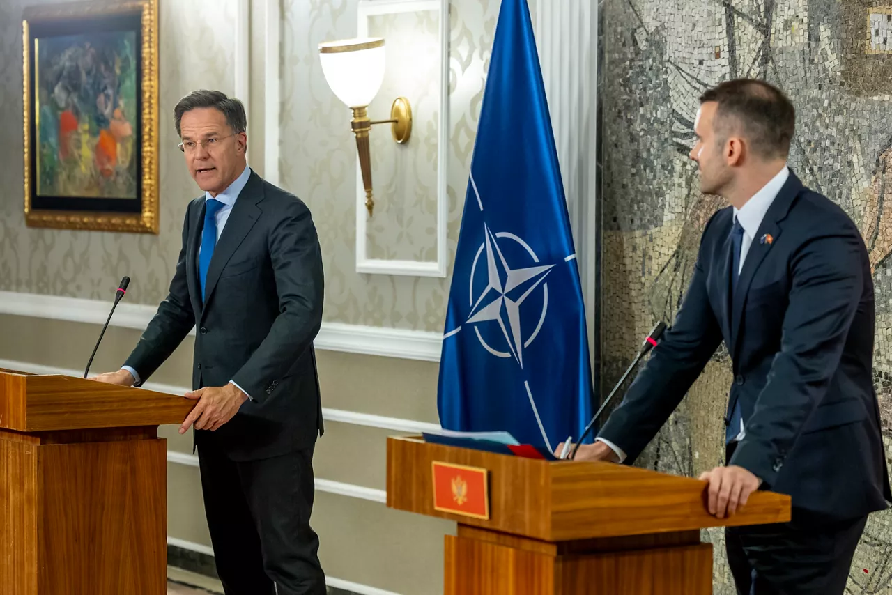 Joint press conference by NATO Secretary General Mark Rutte with Milojko Spajić, Prime Minister of Montenegro