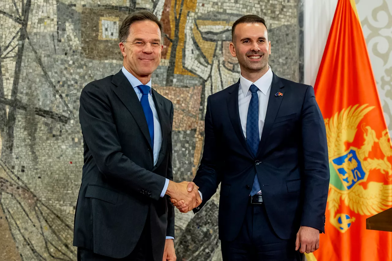 Joint press conference by NATO Secretary General Mark Rutte with Milojko Spajić, Prime Minister of Montenegro