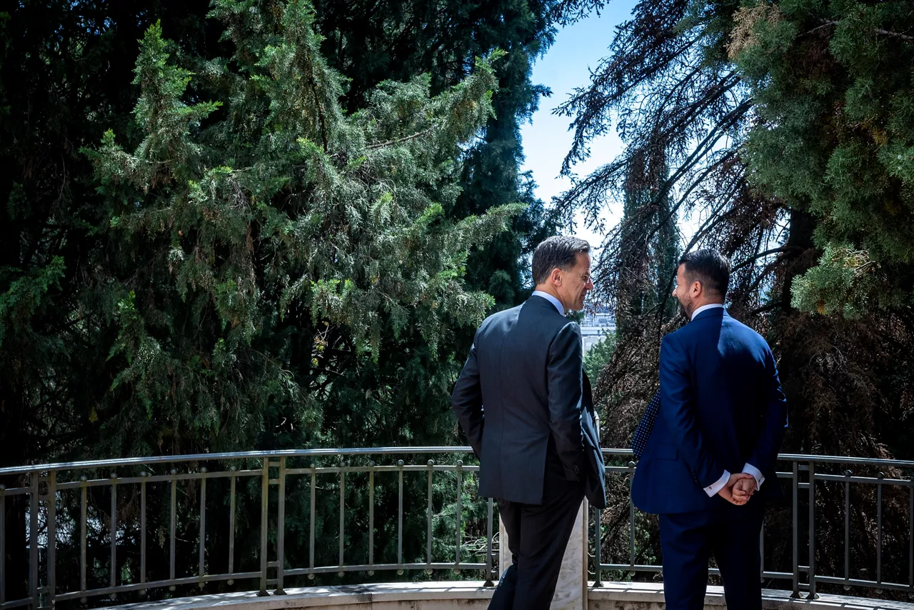 NATO Secretary General Mark Rutte meets with Jakov Milatović, President of Montenegro