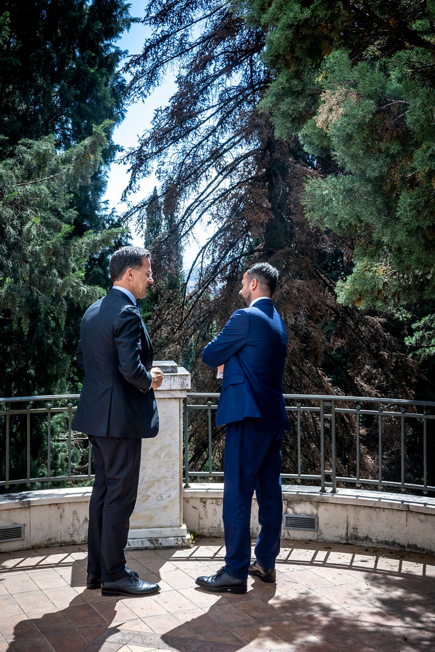 NATO Secretary General Mark Rutte meets with Jakov Milatović, President of Montenegro