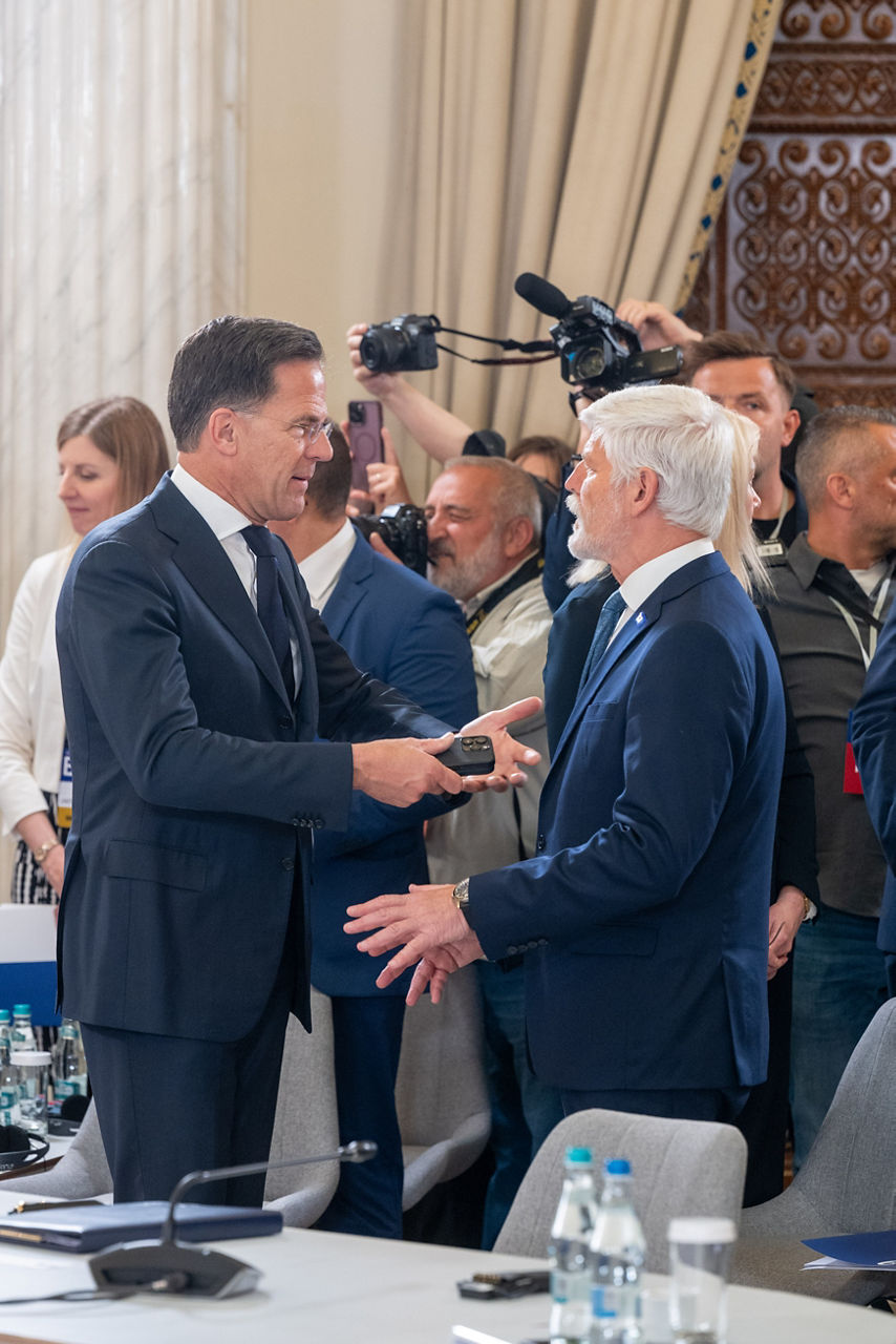 NATO Secretary General Mark Rutte with Petr Pavel, President of Czechia