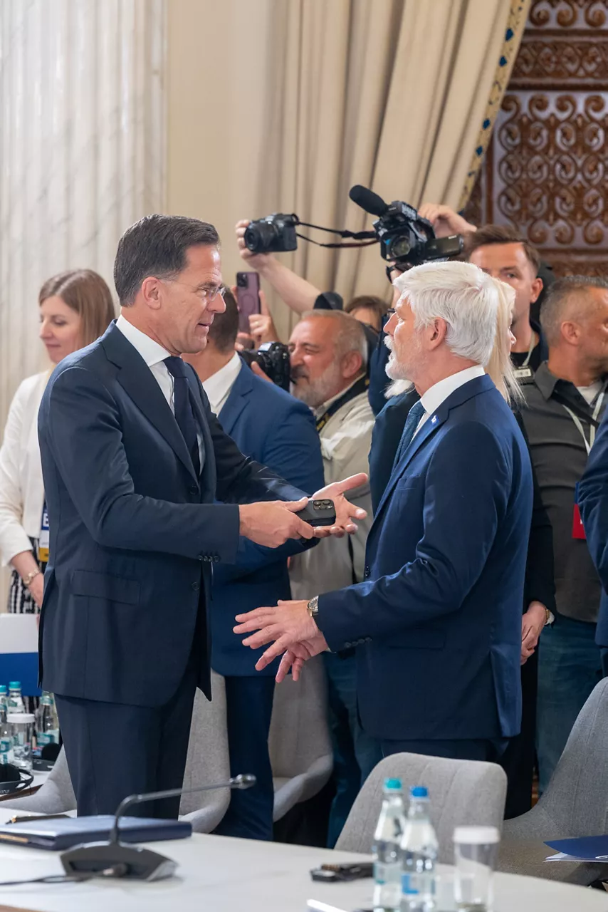 NATO Secretary General Mark Rutte with Petr Pavel, President of Czechia