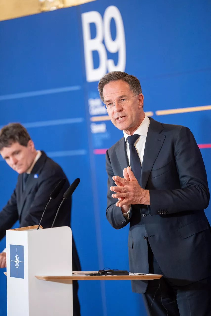 Joint press statements by the NATO Secretary General Mark Rutte with Nicușor Dan, President of Romania and Karol Nawrocki, President of Poland