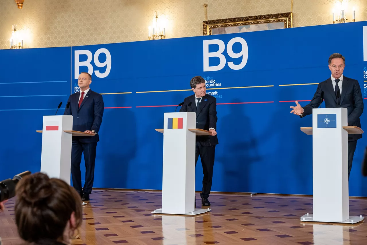 Joint press statements by the NATO Secretary General Mark Rutte with Nicușor Dan, President of Romania and Karol Nawrocki, President of Poland