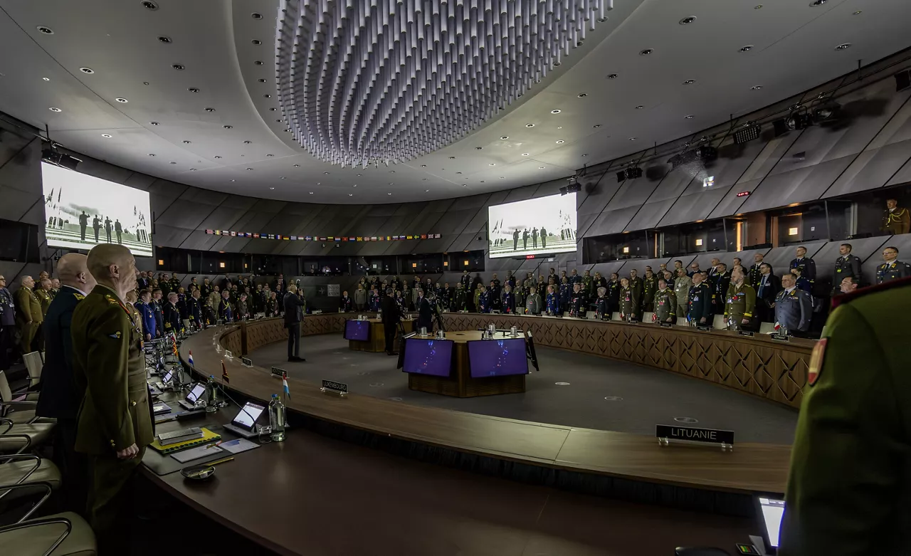 NATO Military Committee during the Act of Remembrance.
