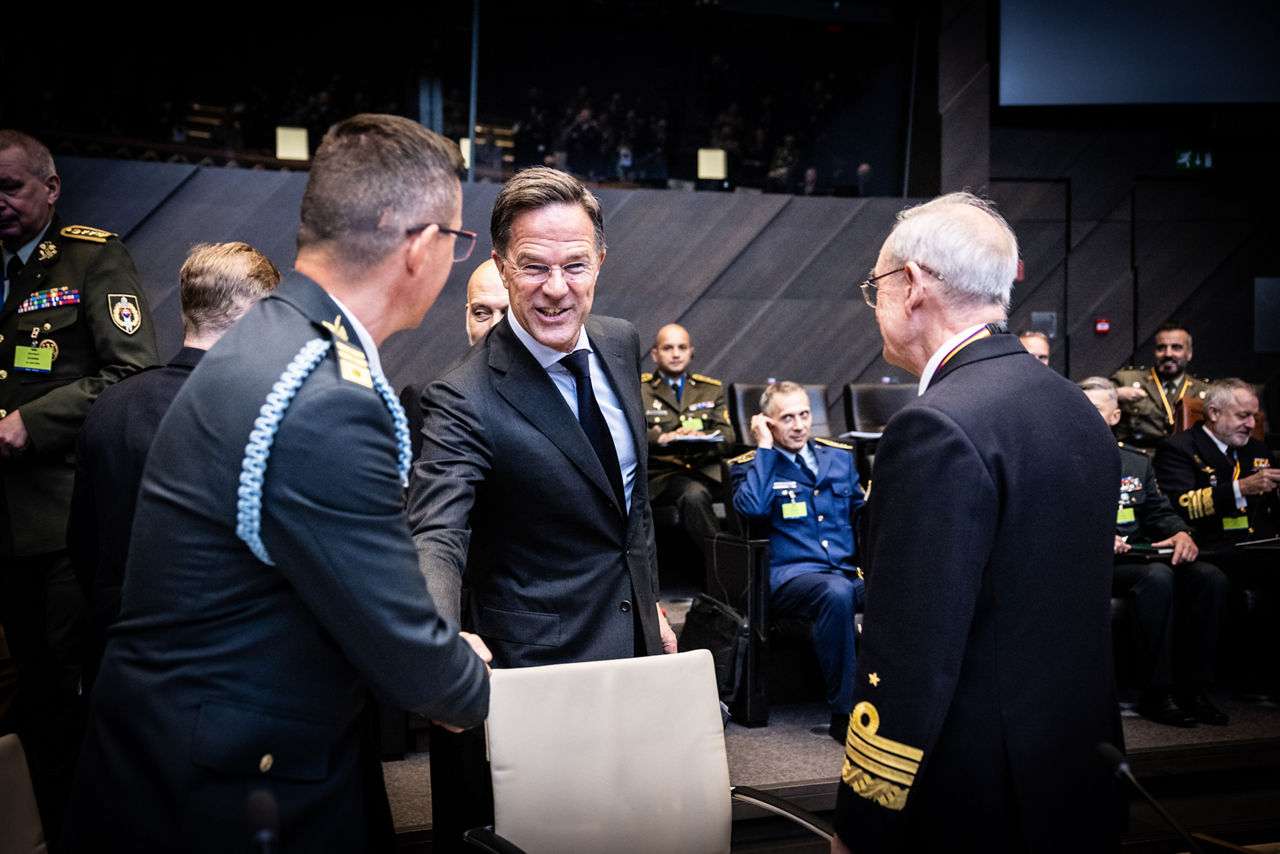 NATO Secretary General Mark Rutte with Allied Chiefs of Defence