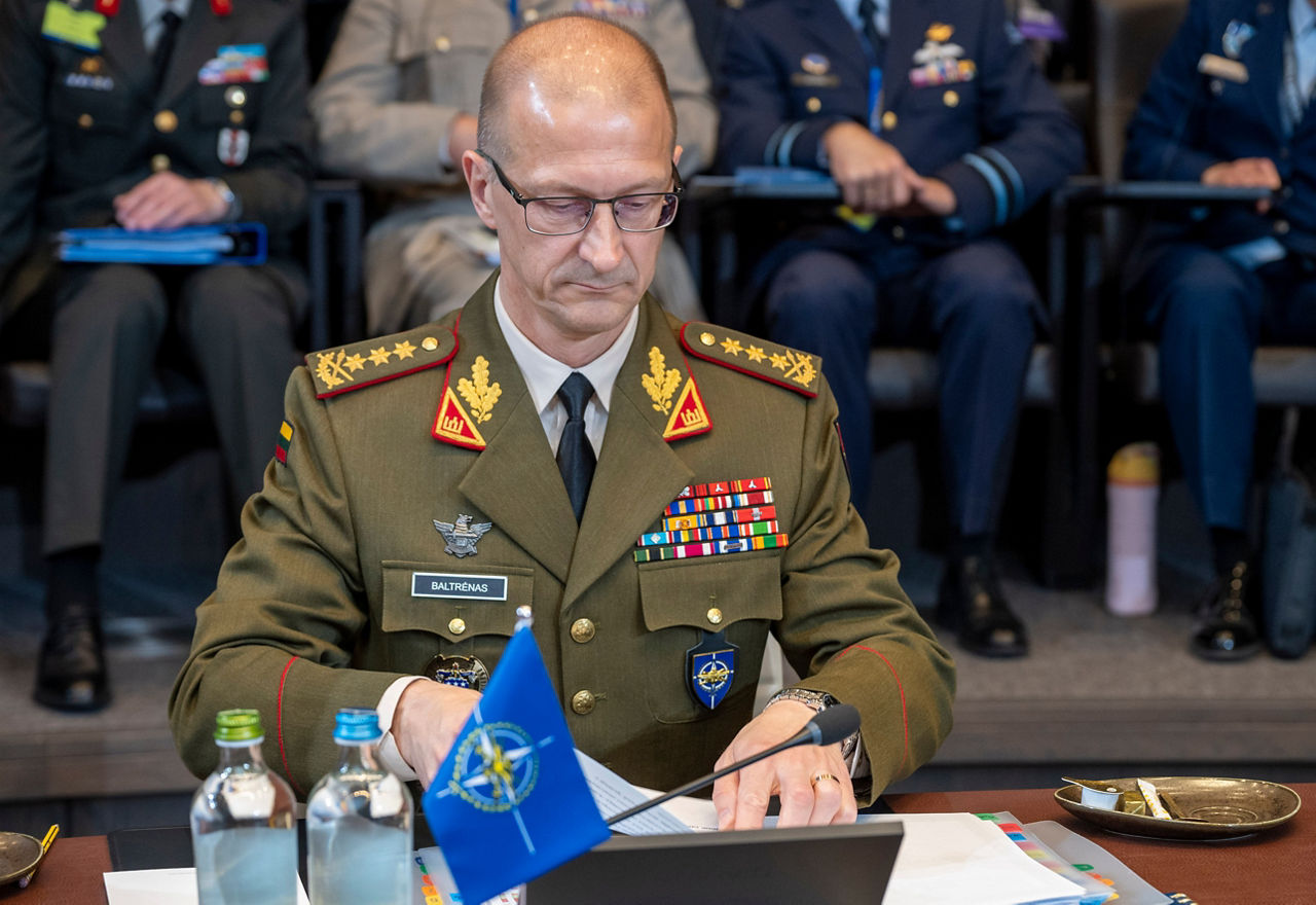 The Director General of the International Military Staff (DGIMS), Lieutenant General Remigijus Baltrėnas.