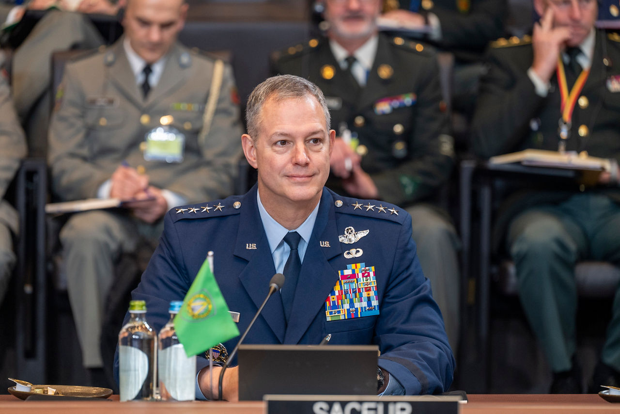 Supreme Allied Commander Europe (SACEUR), General Alexus G. Grynkewich.
