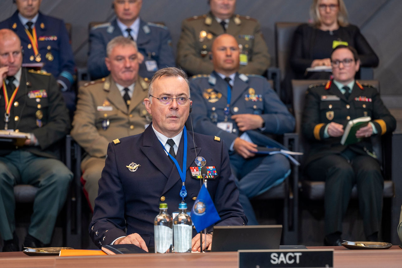 Supreme Allied Commander Transformation (SACT),
Admiral Pierre Vandier.

