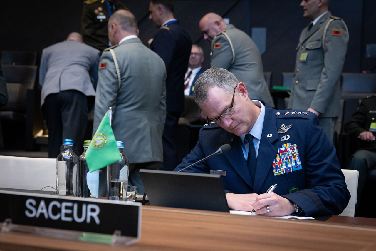 The Supreme Allied Commander Europe (SACEUR), General Alexus G. Grynkewich.
