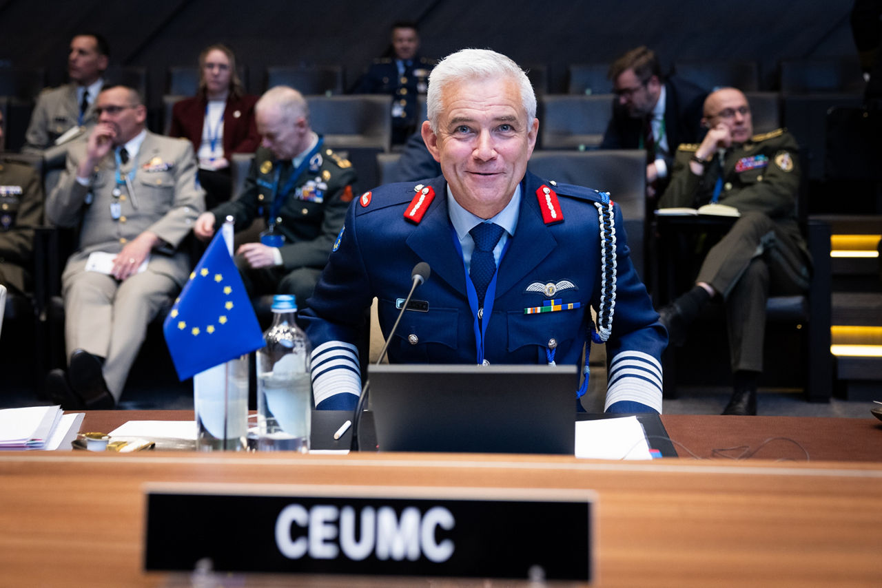The Chair of the EU Military Committee (CEUMC), General Seán Clancy.