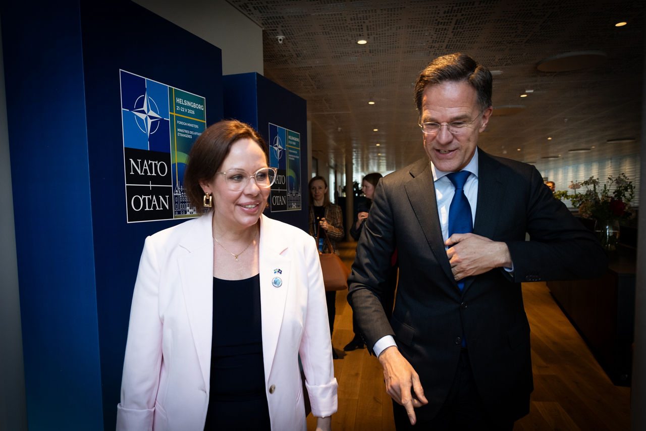 NATO Secretary General Mark Rutte meets with Maria Malmer Stenergard, Minister of Foreign Affairs of Sweden