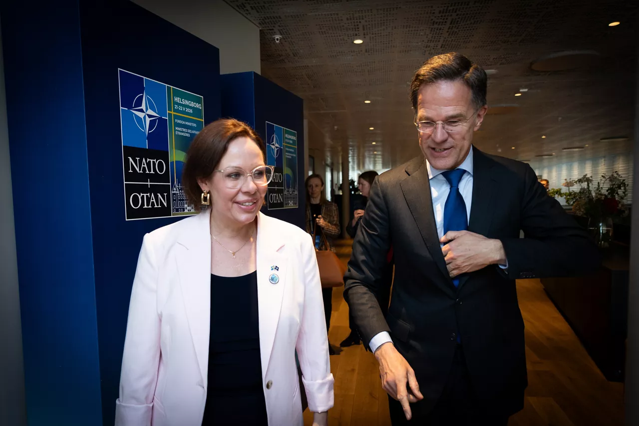 NATO Secretary General Mark Rutte meets with Maria Malmer Stenergard, Minister of Foreign Affairs of Sweden