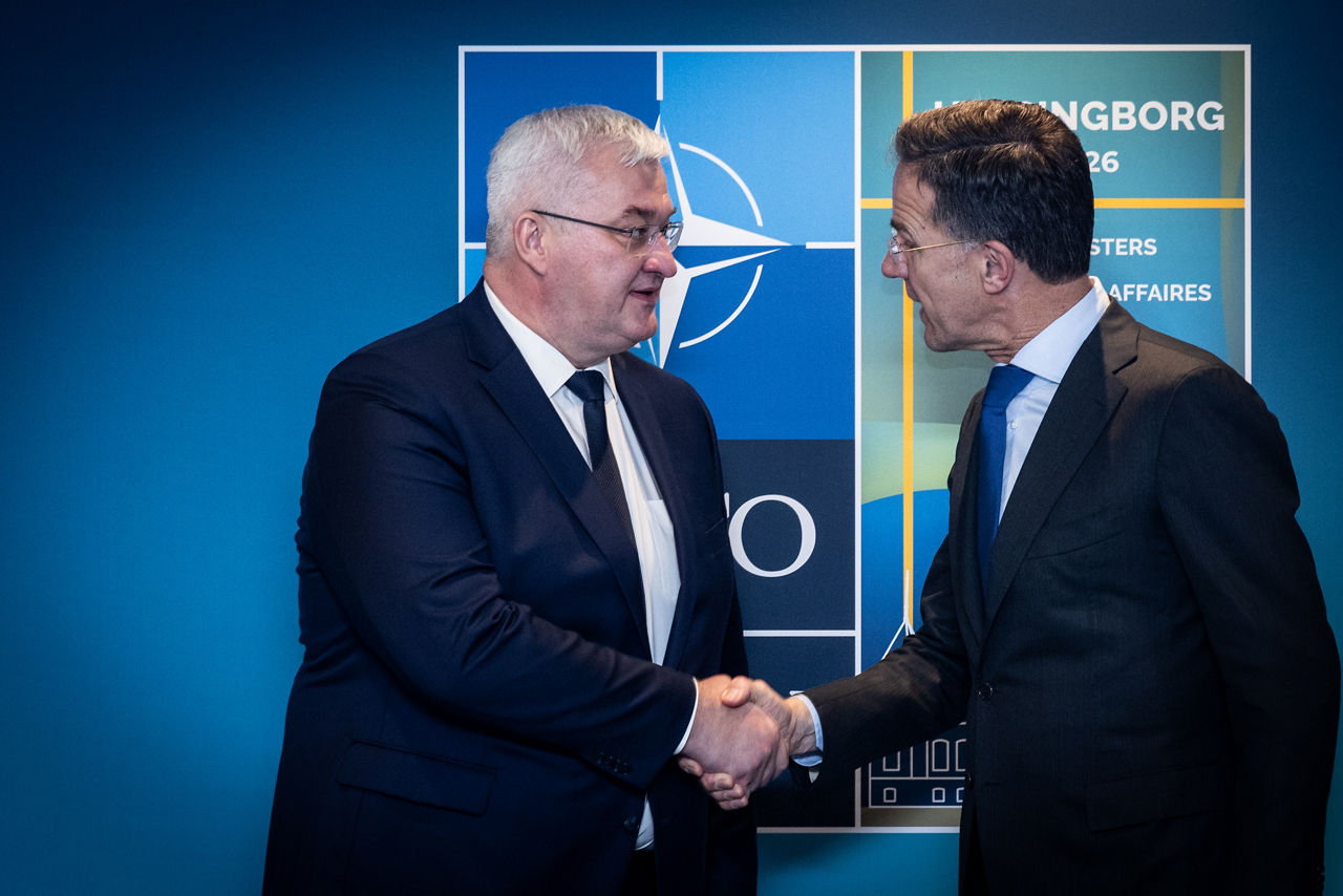 NATO Secretary General Mark Rutte meets with Andrii Sybiha, Minister of Foreign Affairs of Ukraine
