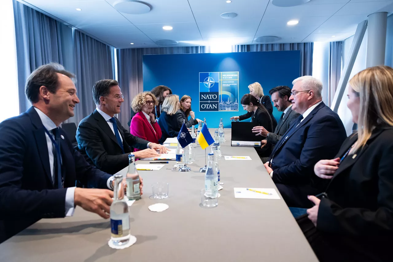 NATO Secretary General Mark Rutte meets with Andrii Sybiha, Minister of Foreign Affairs of Ukraine
