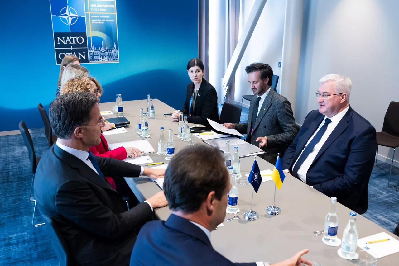 NATO Secretary General Mark Rutte meets with Andrii Sybiha, Minister of Foreign Affairs of Ukraine

