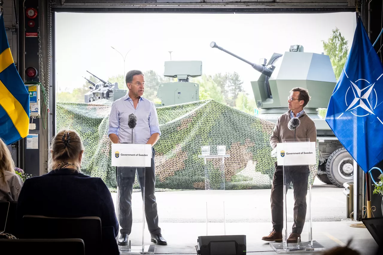 Joint press statements by NATO Secretary General Mark Rutte and the Prime Minister of Sweden, Ulf Kristersson