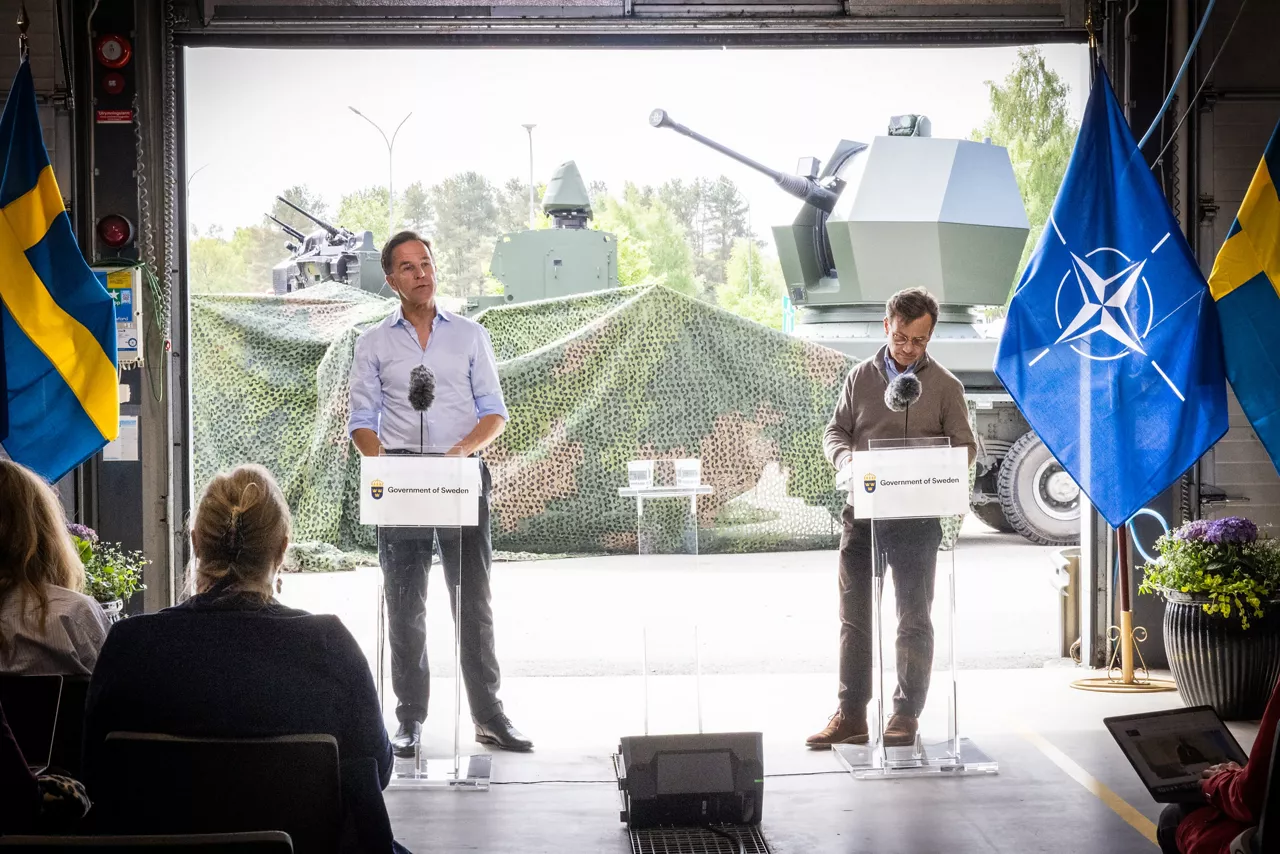 Joint press statements by NATO Secretary General Mark Rutte and the Prime Minister of Sweden, Ulf Kristersson