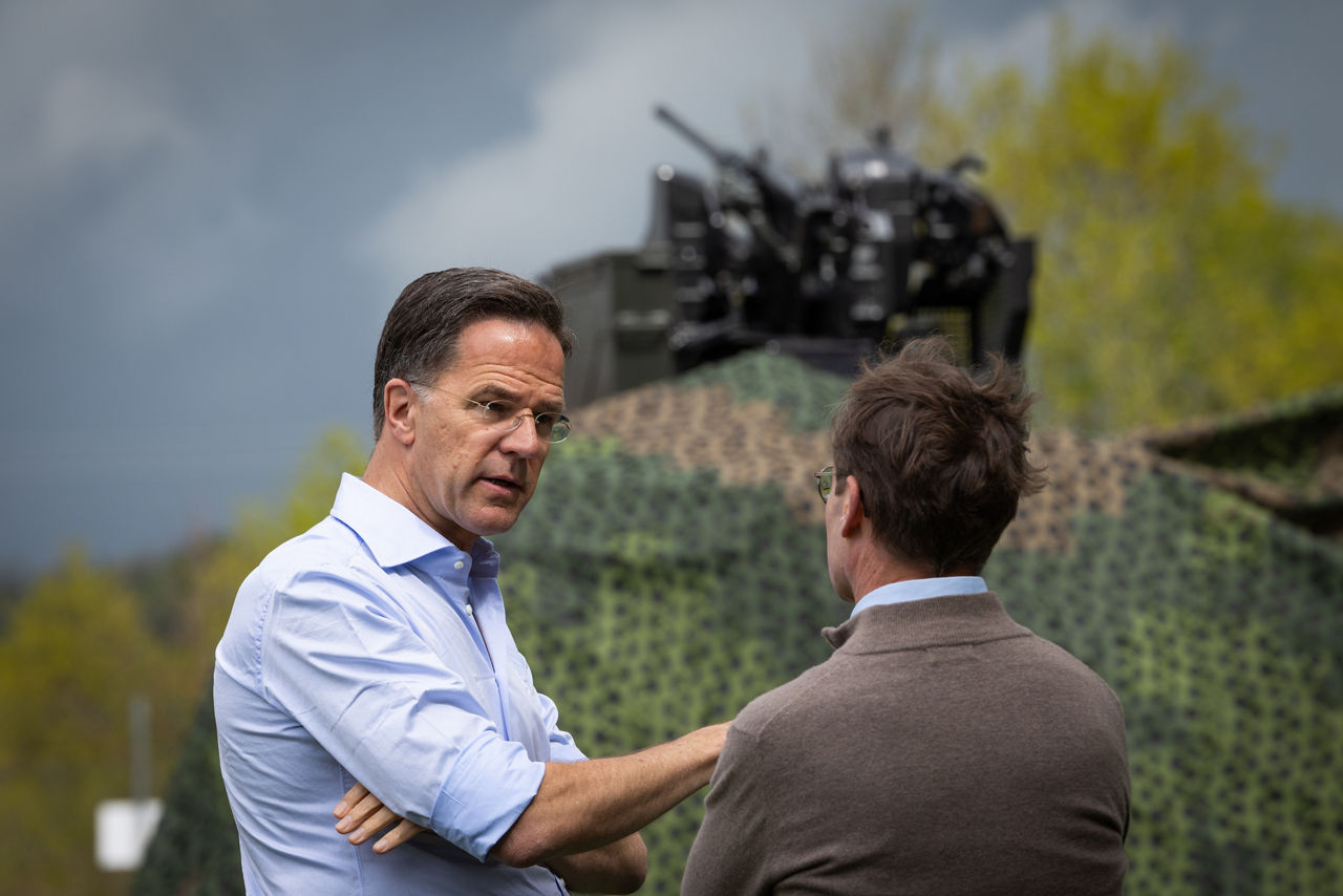 NATO Secretary General Mark Rutte and the Prime Minister of Sweden, Ulf Kristersson, visit the Swedish Civil Defence and Resilience Agency training centre, in Revinge.