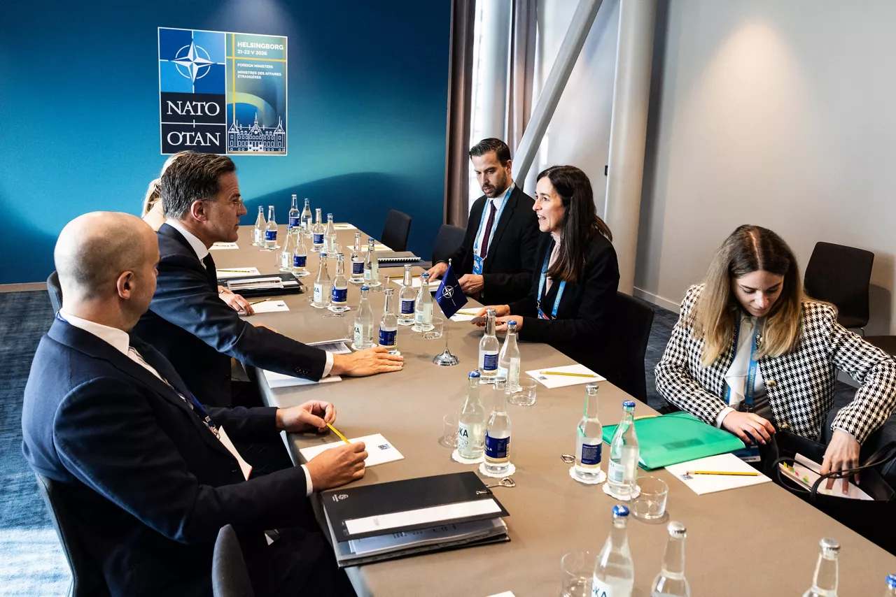 NATO Secretary General Mark Rutte meets with the Minister of Foreign Affairs of Hungary, Anita Orbán