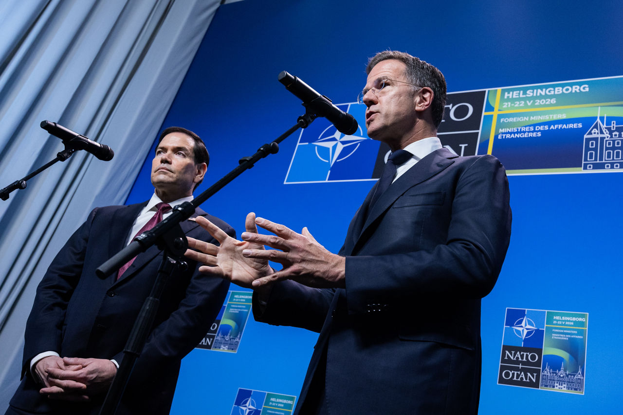 NATO Secretary General Mark Rutte meets with Marco Rubio, US Secretary of State - Meeting of NATO Ministers of Foreign Affairs