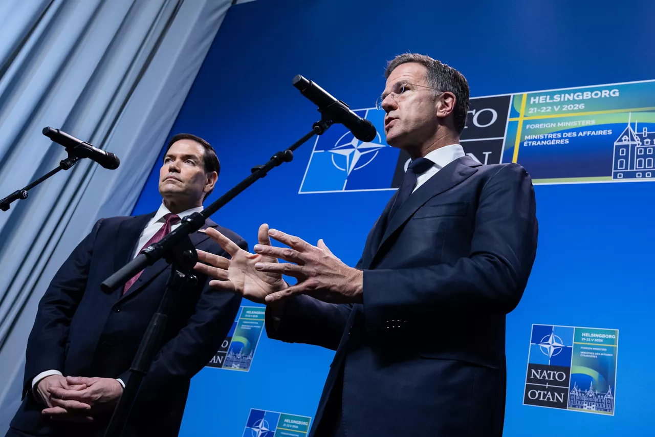 NATO Secretary General Mark Rutte meets with Marco Rubio, US Secretary of State - Meeting of NATO Ministers of Foreign Affairs