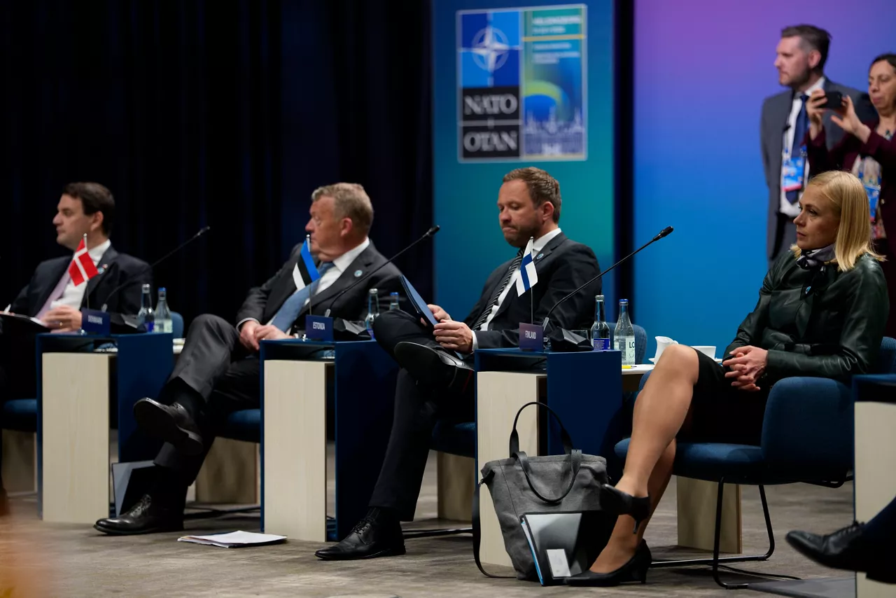 Petr Macinka (Minister of Foreign Affairs, Czechia), Lars Løkke Rasmussen (Minister of Foreign Affairs, Denmark), Margus Tsahkna (Minister of Foreign Affairs, Estonia) and Elina Valtonen (Minister of Foreign Affairs, Finland)