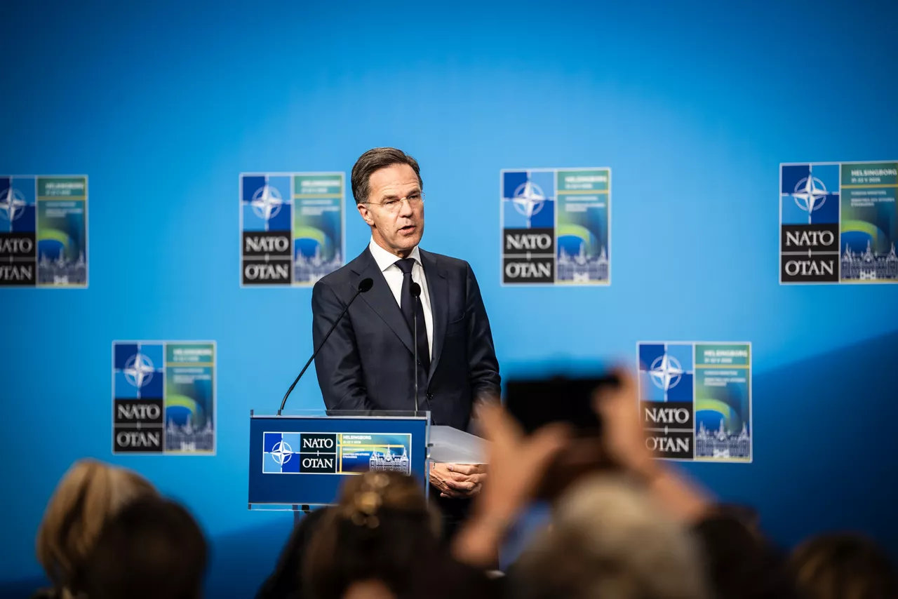 Press conference by NATO Secretary General Mark Rutte following the meeting of NATO Ministers of Foreign Affairs in Helsingborg, Sweden