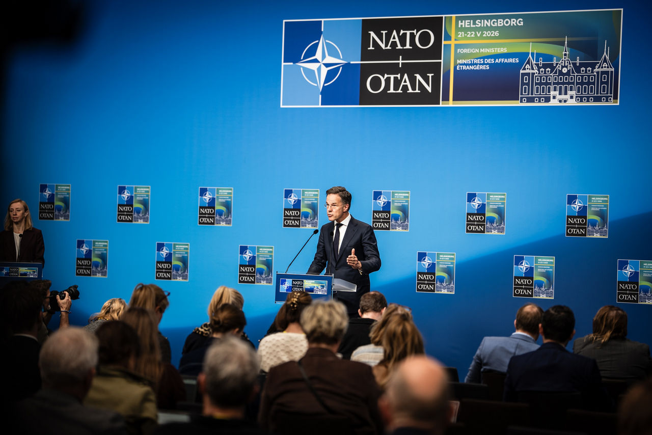 Press conference by NATO Secretary General Mark Rutte following the meeting of NATO Ministers of Foreign Affairs in Helsingborg, Sweden