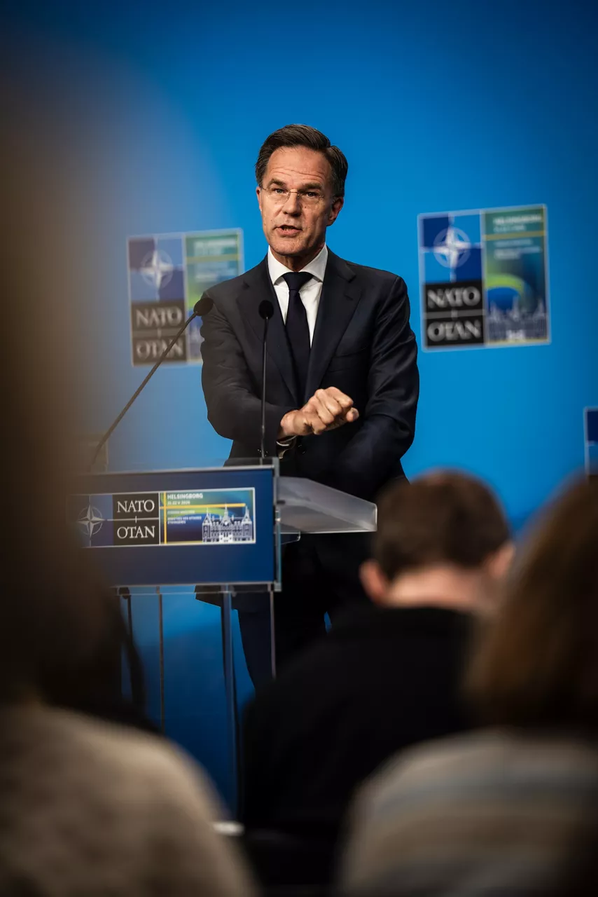 Press conference by NATO Secretary General Mark Rutte following the meeting of NATO Ministers of Foreign Affairs in Helsingborg, Sweden