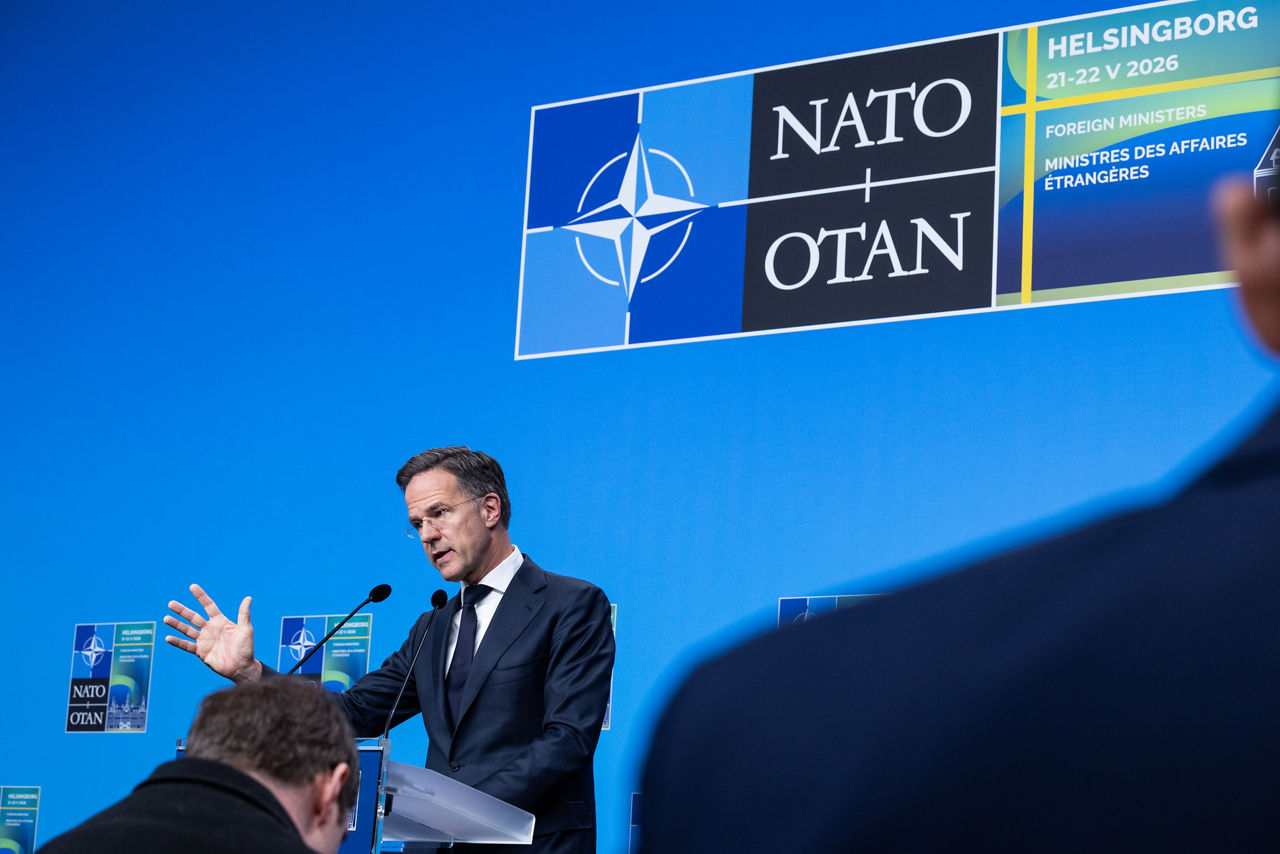 Press conference by NATO Secretary General Mark Rutte following the meeting of NATO Ministers of Foreign Affairs in Helsingborg, Sweden