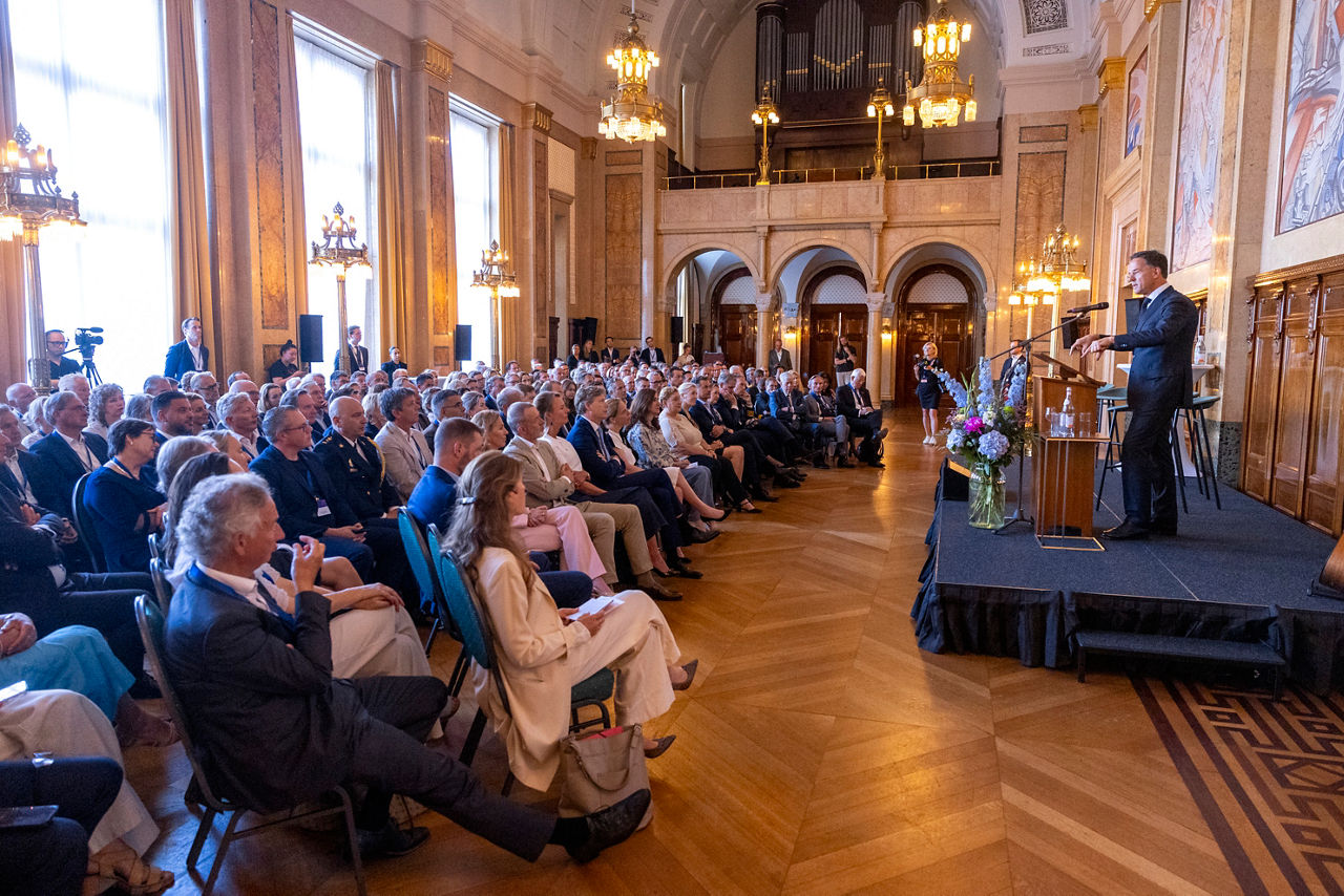 NATO Secretary General attends the KPMG Conference in Rotterdam 