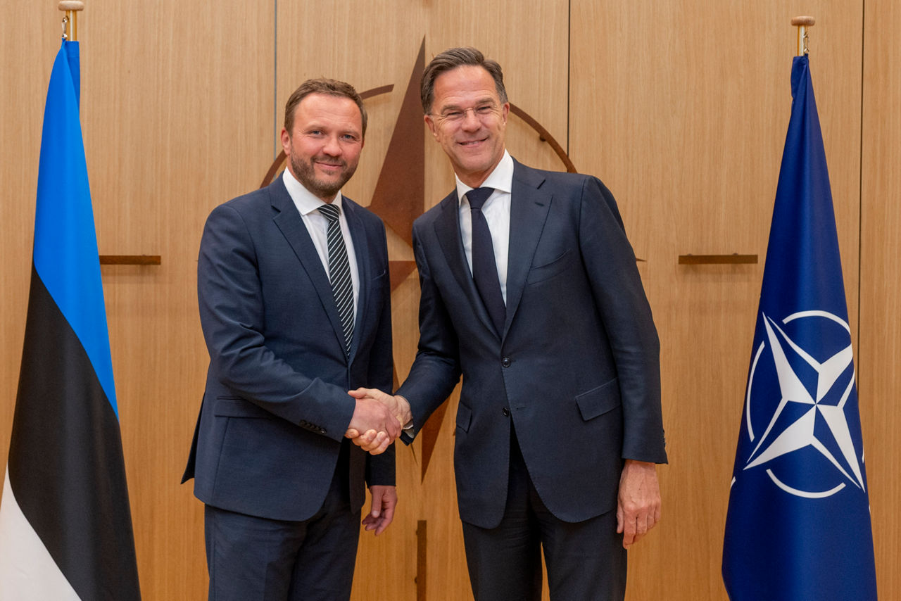 The Minister of Foreign Affairs of Estonia visits NATO
