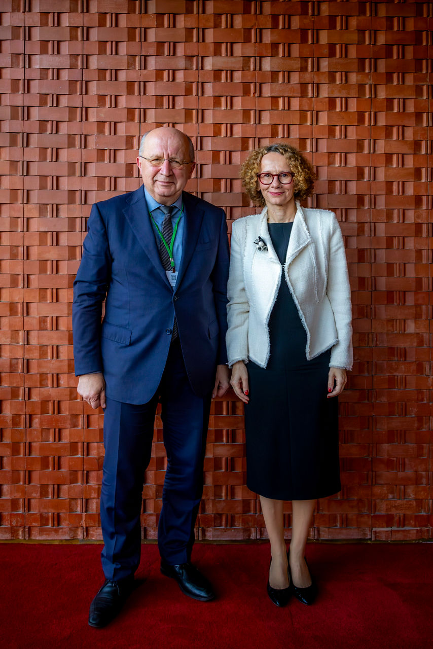NATO Deputy Secretary General Radmila Shekerinska meets with Andrius Kubilius, Commissioner for Defence and Space, European Commission