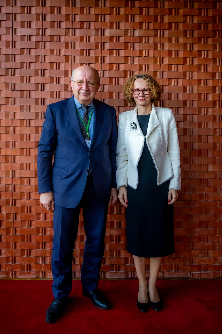 NATO Deputy Secretary General Radmila Shekerinska meets with Andrius Kubilius, Commissioner for Defence and Space, European Commission