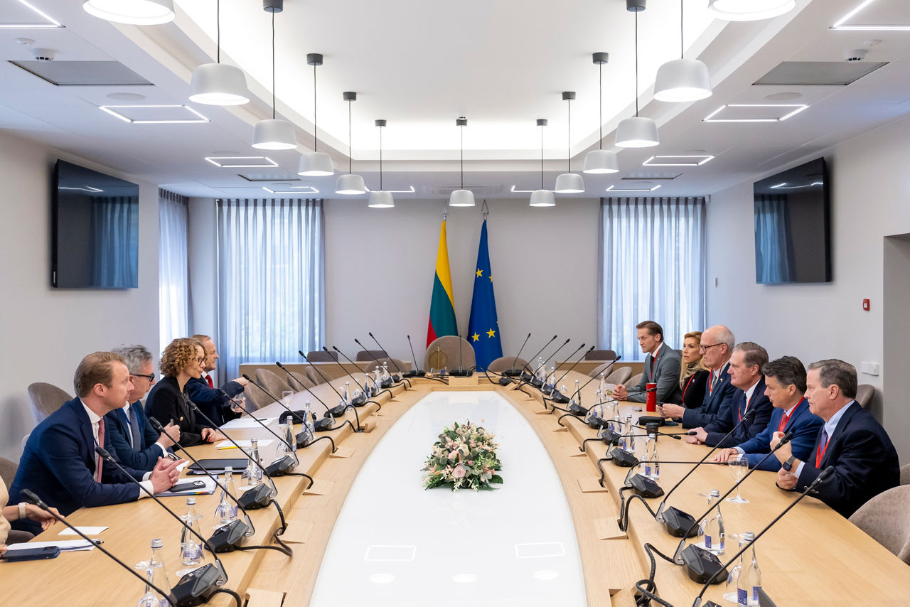 NATO Deputy Secretary General Radmila Shekerinska meets with the US NPA Delegation: Neal P Dunn, Beth Van Duyne, Rick Larsen, Michael R Turner, Brendan Francis Boyle, Donald Norcross