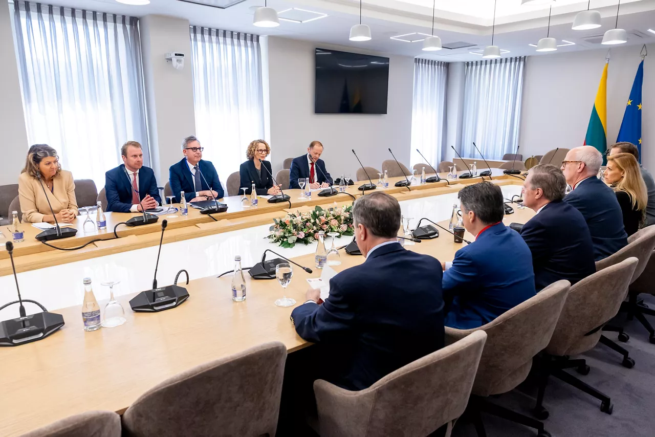 NATO Deputy Secretary General Radmila Shekerinska meets with the US NPA Delegation: Neal P Dunn, Beth Van Duyne, Rick Larsen, Michael R Turner, Brendan Francis Boyle, Donald Norcross