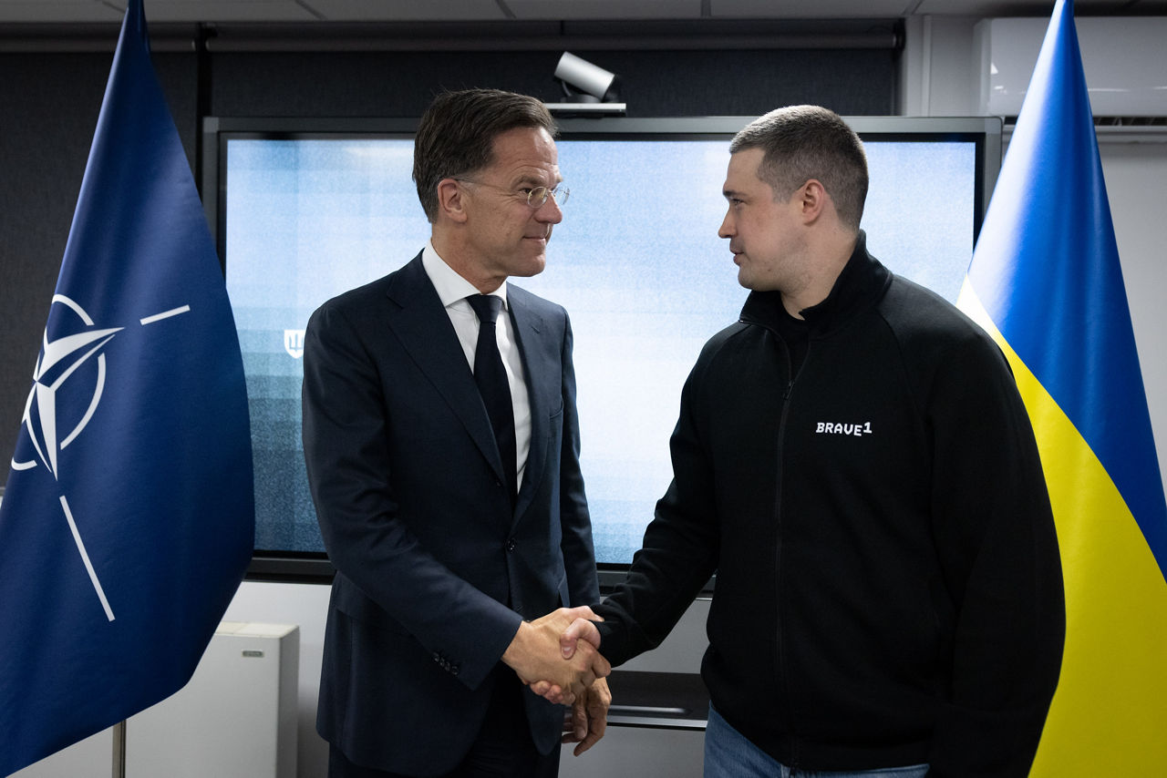 NATO Secretary General Mark Rutte meets with the Minister of Defence of Ukraine, Mykhailo Fedorov
