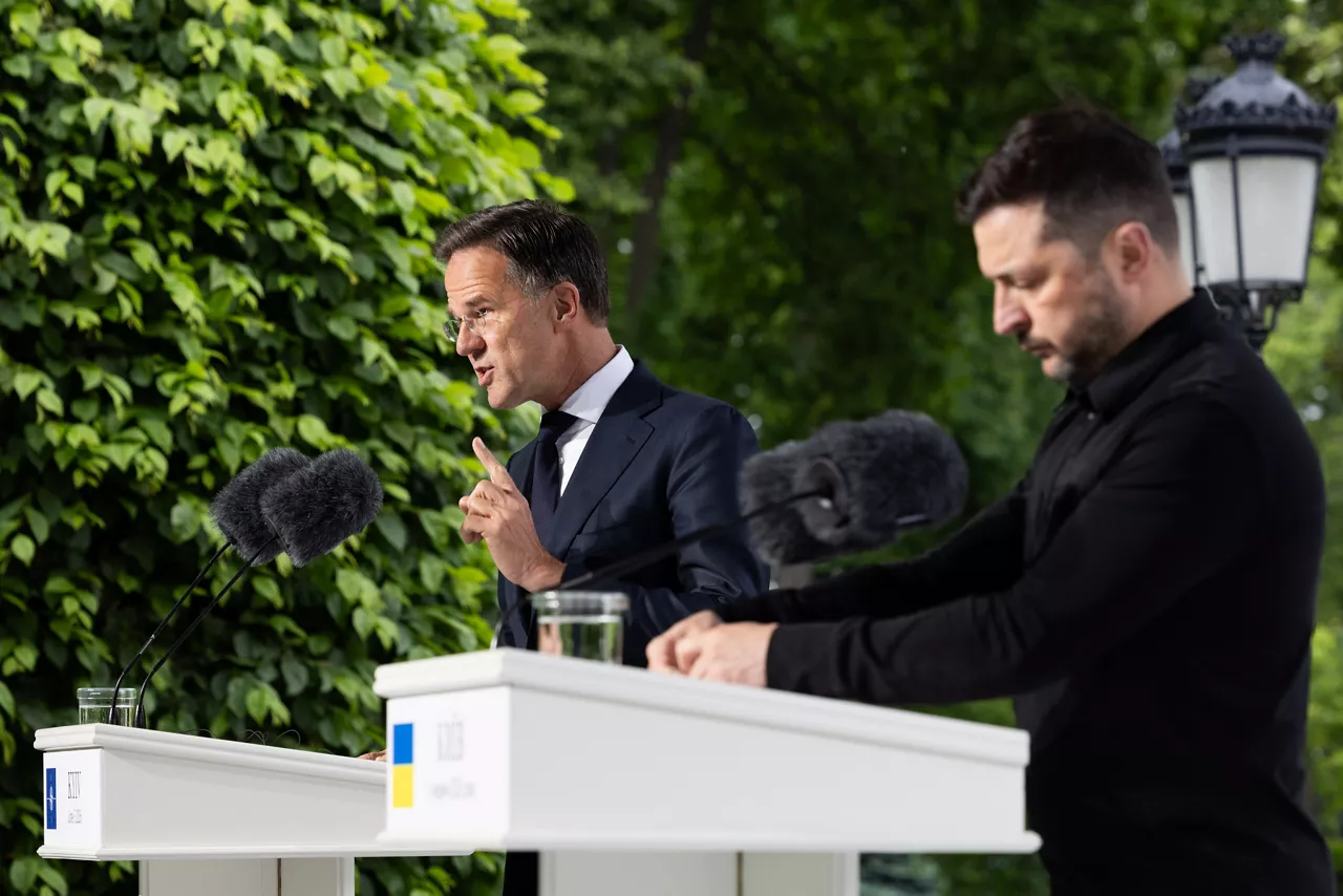 Joint press conference by. NATO Secretary General Mark Rutte and Volodymyr Zelenskyy, President of Ukraine